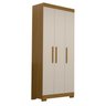 Guarda-roupa Solteiro 82,60cm 3 Portas 100% Mdf Papoulas Espresso Móveis - 2