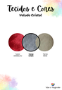 Ver imagem 3 de Cabeceira Estofada King 6 Blocos Não É Segredo Veludo Cristal Cinza 195x60