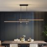 Luminária Pendente Sala de jantar lustre simples e moderno e minimalista linhas nordic mesa jantar l - 3
