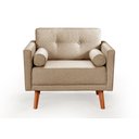 Ver imagem 4 de Poltrona Moderna Luma Decoração Sala, Varanda, Recepção