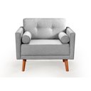 Ver imagem 4 de Poltrona Moderna Luma Decoração Sala, Varanda, Recepção