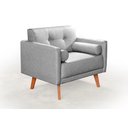 Ver imagem 2 de Poltrona Moderna Luma Decoração Sala, Varanda, Recepção