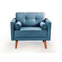 Ver imagem 4 de Poltrona Moderna Decoração Sala, Varanda, Recepção Luma