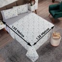 Ver imagem 4 de Jogo Lençol Casal Micropercal 457209/prata 04 Peças