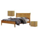 Ver imagem 1 de Conjunto Quarto de Casal Cama 140cm e 2 Mesas de Cabeceira 3 Gavetas