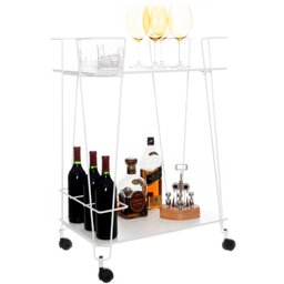 Carrinho de Bebidas Sala de Jantar Decorativo - 5