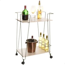 Carrinho de Bebidas Decorativo Retangular - 5