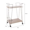 Ver imagem 3 de Carrinho de Bebidas Decorativo Retangular