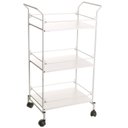 Ver imagem 2 de Carrinho de Bebidas Decorativo Retangular Branco