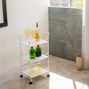 Carrinho de Bebidas Decorativo Retangular