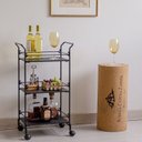 Ver imagem 1 de Carrinho de Bebidas Decorativo Retangular 3 Andares