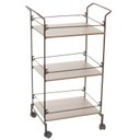 Ver imagem 2 de Carrinho de Bebidas Decorativo Retangular 3 Andares