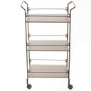 Ver imagem 4 de Carrinho de Bebidas Decorativo Retangular 3 Andares