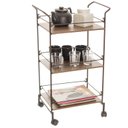 Ver imagem 5 de Carrinho de Bebidas Decorativo Retangular 3 Andares