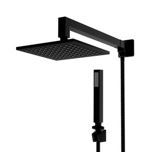 Chuveiro Lorenzetti Loren Quadra 1934 B16 de Parede com Desviador Black Preto 7048688