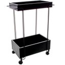 Ver imagem 2 de Carrinho de Bebidas Decorativo Retangular 2 Andares