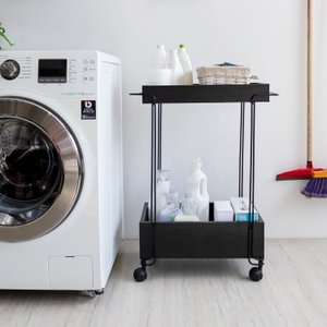 Carrinho de Bebidas Decorativo Retangular 2 Andares