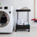 Ver imagem 1 de Carrinho de Bebidas Decorativo Retangular 2 Andares