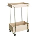 Ver imagem 2 de Carrinho de Bebidas Decorativo Retangular 2 Andares