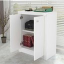 Ver imagem 1 de Armário para Escritório Baixo 60cm 2 Portas Me4103 Tecno Móbili