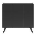 Ver imagem 6 de Gabinete Banheiro 3 Portas Retrô 90cm Multimóveis V5030 Preto