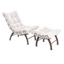 Ver imagem 2 de Poltrona com Puff Costela Aramada