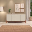 Ver imagem 1 de Buffet Arco 188 cm Porta Lisa Incolar Luna