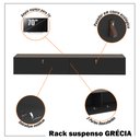 Ver imagem 2 de Rack com Painel Ripado Suspenso para Tv até 70 Polegadas 2 Portas Grécia 180cm