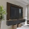 Rack com Painel Ripado Suspenso para Tv até 70 Polegadas 2 Portas Grécia 180cm - 1
