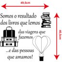 Ver imagem 4 de Adesivo frase Somos o resultado