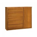 Ver imagem 3 de Conjunto Quarto de Solteiro Cama Vivare e Cômoda 5 Gavetas com Sapateira