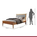 Ver imagem 4 de Conjunto Quarto de Solteiro 2 Camas e Cômoda 5 Gavetas 1 Porta com Sapateira