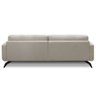Sofá 3 Lugares para Sala Living 240cm Vults L08 Couro Off - Mpozenato - 4