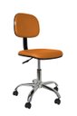 Ver imagem 1 de Cadeira Secretaria Giratoria Bolt CR - Couro Sintetico Corano - Laranja