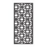Painel Vazado Divisória Mdf Istambul Preto Decore Painéis e Divisórias 0,90x2,60m - 1