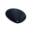 Ver imagem 2 de Cuba de Apoio Meia Lua BM38 38,5x38,5cm Lapimat Preto/Matte Fosca Compace