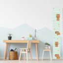 Ver imagem 5 de Adesivo Régua do Crescimento Capivara Fofa Quarto Infantil Kanto Store Adesivo de Parede