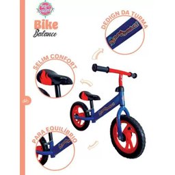 Bicicleta Infantil sem Pedal Equilibrio Balance Bike Unitoys - 2