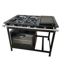 Fogão 4 Bocas Cefaz com Forno e Chapa Linha Gold Alta Pressão CFZG-128C - 2