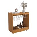 Ver imagem 5 de Carrinho Bar Adega para Sala de Jantar 81x80cm Duna