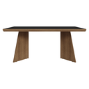 Ver imagem 4 de Mesa de Jantar Retangular Tampo com Moldura Rustic/Preto 5389 Madesa