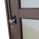 Ver imagem 6 de Porta de Correr 2 Folhas Moveis 210 X 200 Elite com Fechadura Tetra Vidro Reflex