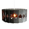 Exclusivo Pendente Luminaria Sala Poker Poquer Baralho Mdf - 1