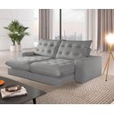 Ver imagem 1 de Sofá Retrátil e Reclinável Milão 210m com Super Pillow de 30cm com Molas Pocket - Movenzo Estofados