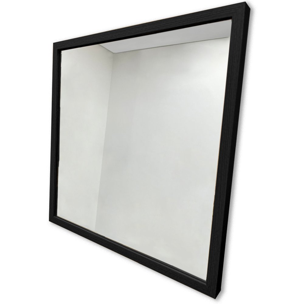 Módulo Espelho Decorativo - Kit 03 de 50x50cm Empório do Adesivo Moldura Preta - 3