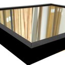 Ver imagem 2 de Módulo Espelho Decorativo - Kit 03 de 50x50cm Empório do Adesivo Moldura Preta