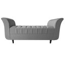 Ver imagem 2 de Recamier Vintage 130 Cm Linho Cinza Casal Rbl
