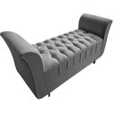 Ver imagem 3 de Recamier Vintage 130 Cm Linho Cinza Casal Rbl