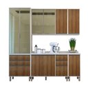 Ver imagem 3 de Cozinha Compacta 5 Peças com Tampos e Vidro Reflecta 230cm Linea Luciane Móveis
