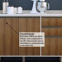 Ver imagem 6 de Cozinha Compacta 5 Peças com Tampos e Vidro Reflecta 230cm Linea Luciane Móveis
